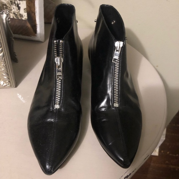 Isabel Marant Leather Ankle Booties 37/7 - Picture 2 of 10